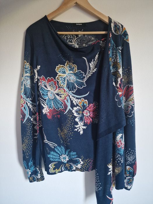 Kardigan sweter sweterek Desigual roz. M