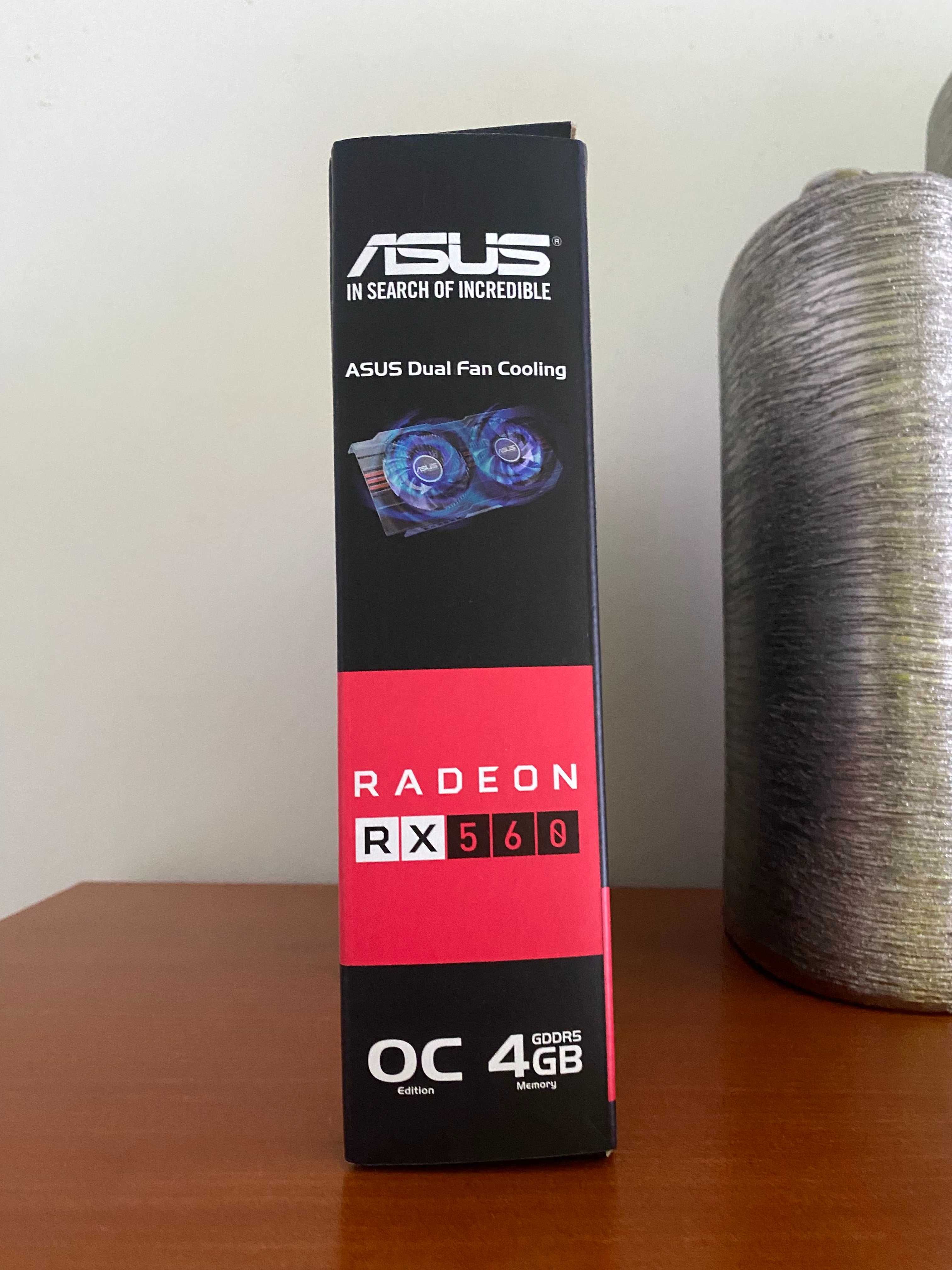 Radeon RX 560 ASUS 4GB OC - Usada