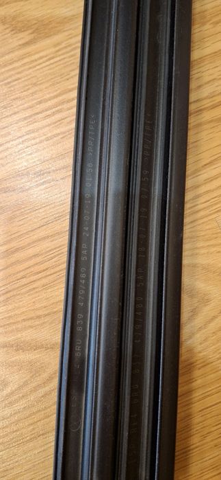 Бархотка, ущільнення дверей лівих Поло Седан 2019