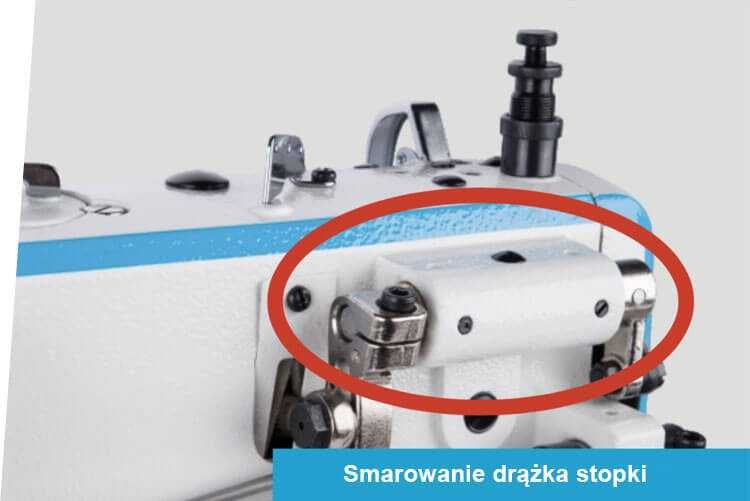 Stebnówka 1-igłowa JACK H2-CZ-12 z podwójnym transportem