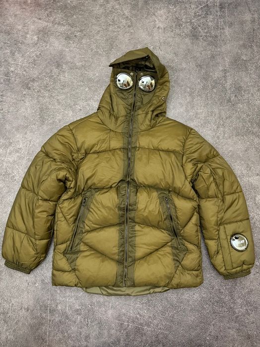 Пуховик CP Company x Palace Puffer Jacket Brown