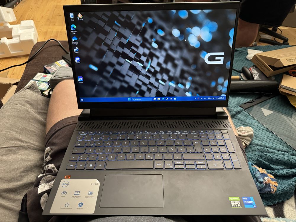 Laptop Dell G15 (i7, RTX3060, 165hz)