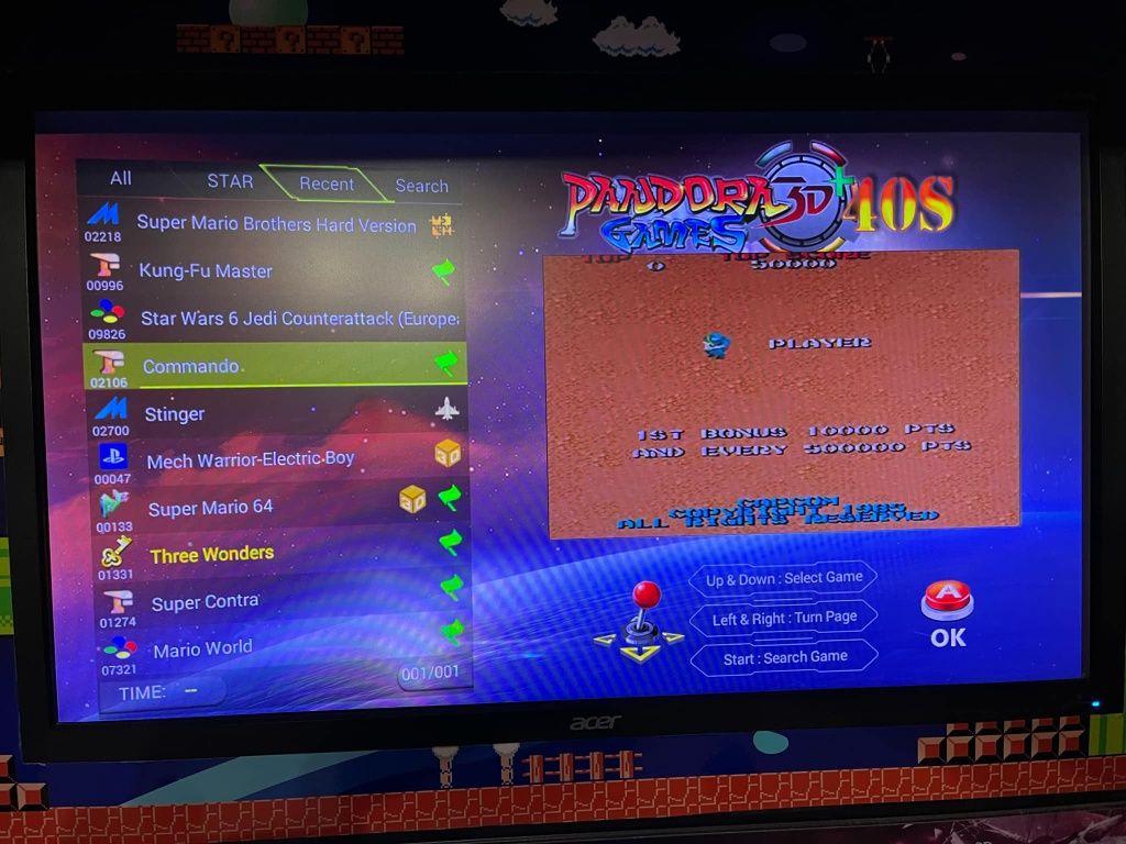 Automat Retro Arcade 2500 gier
