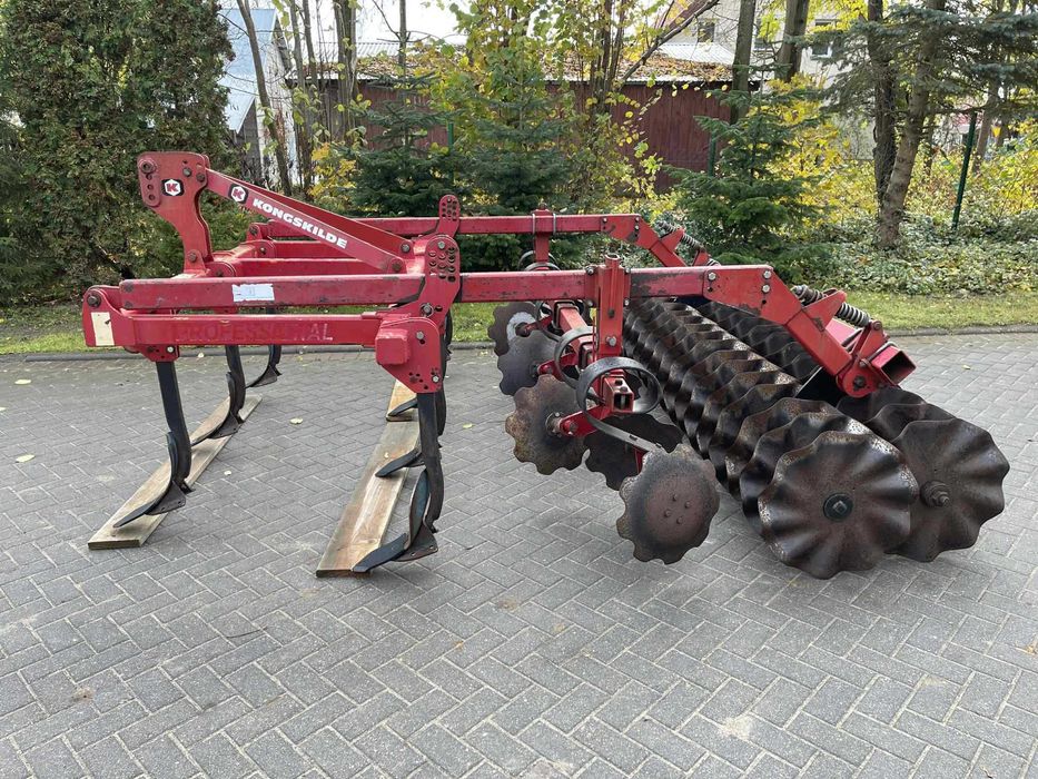 Agregat Ścierniskowy Bezorkowy Uprawowy Kongskilde 3m wał Twin Disc