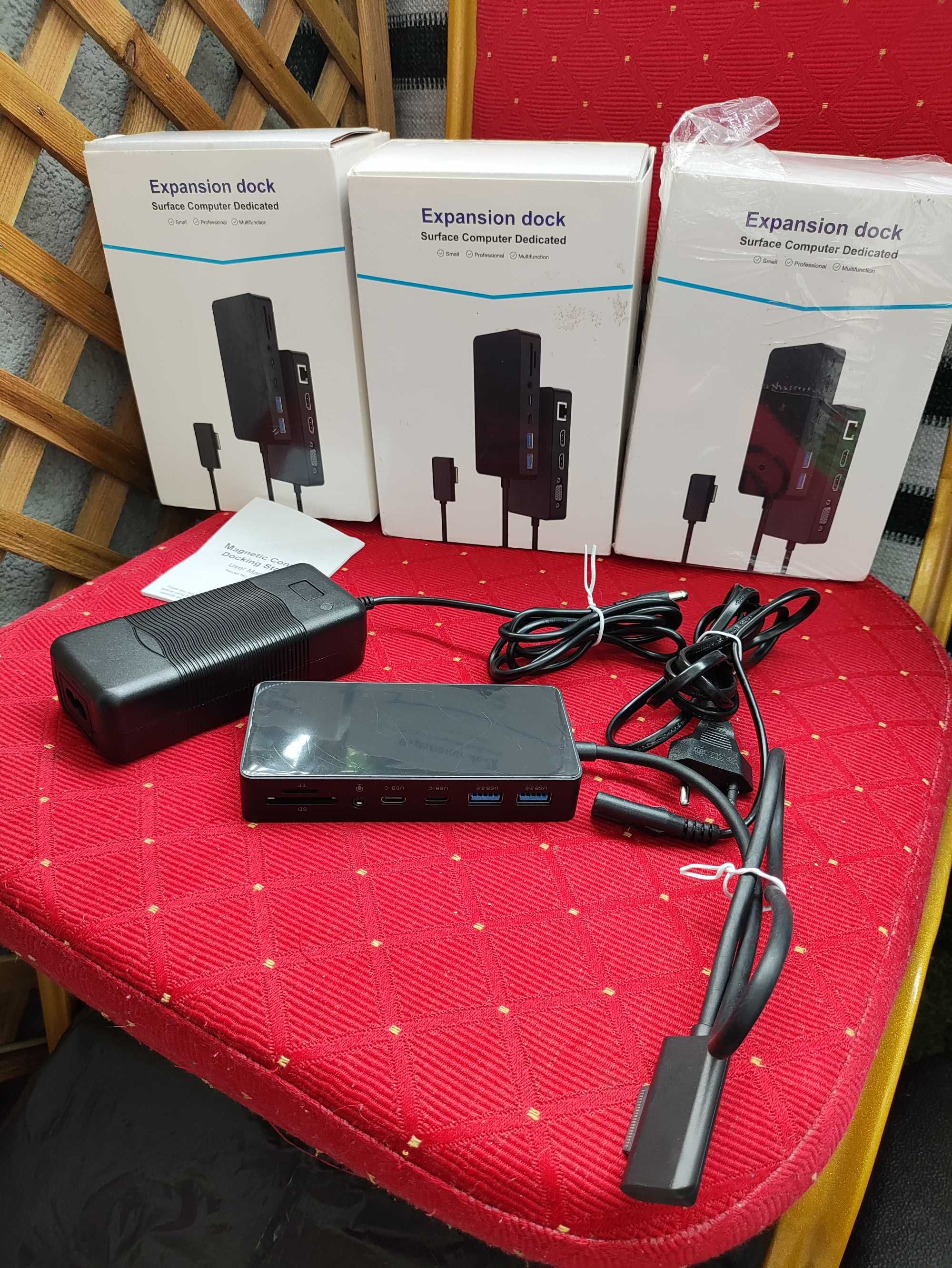 Stacja Dokująca Microsoft Surface Dock VGA HDMI RJ45 USB3.0 Adapter