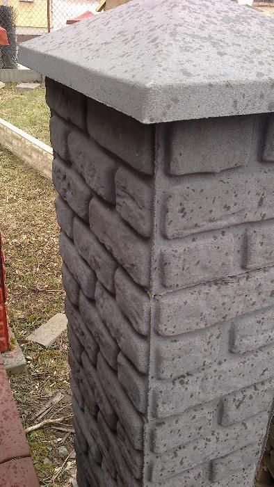 Ogrodzenie betonowe XL podmurówka murek grafit NOWOSC