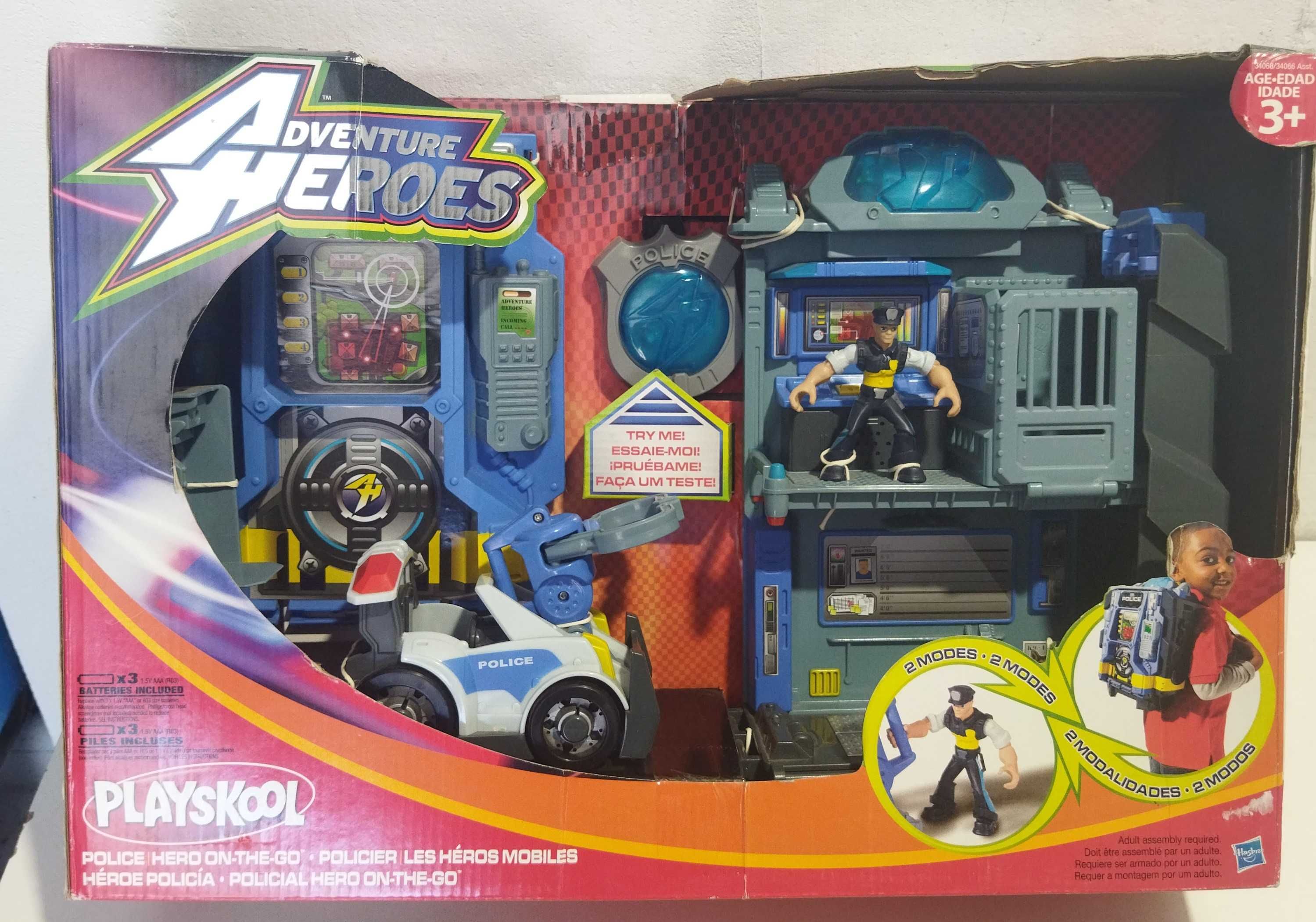 PLAYSKOOL komisariat policji plecak świeci gra