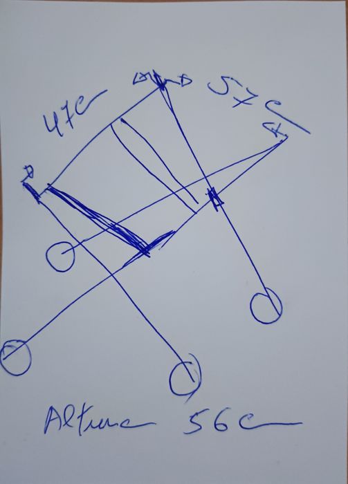 Suporte para Alcofa em madeira com rodas