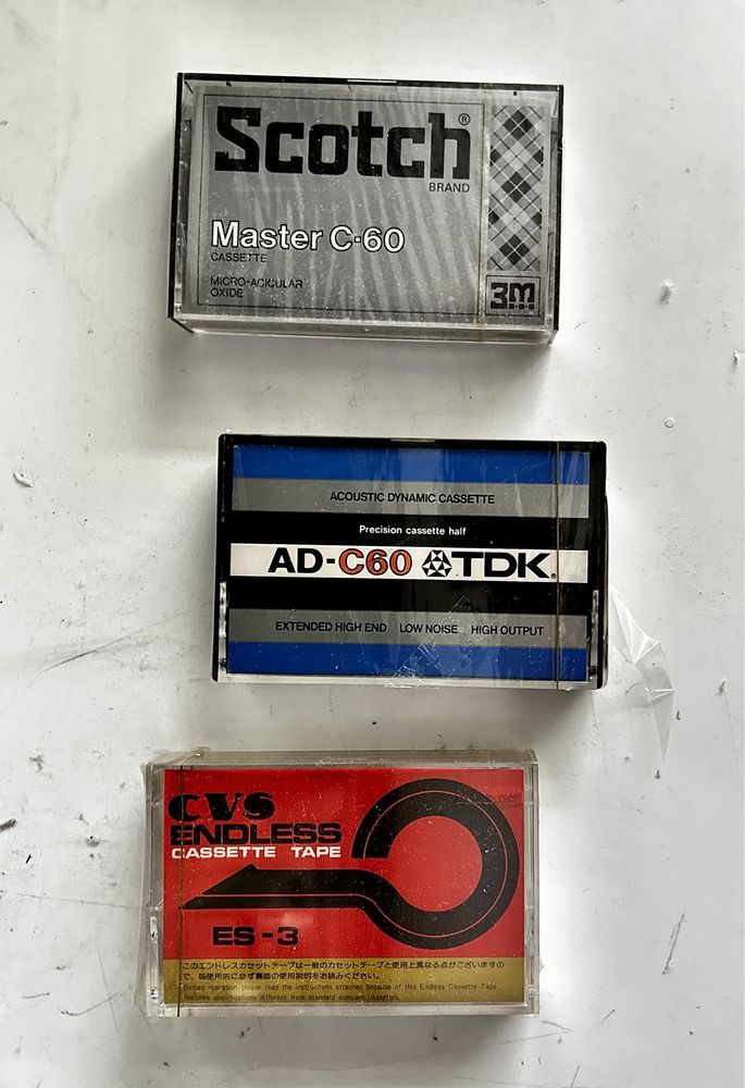 TDK-CVS-SCOTCH japan cassette