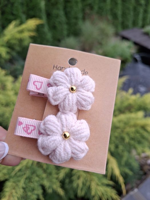 Spinki do włosów handmade 2 szt.