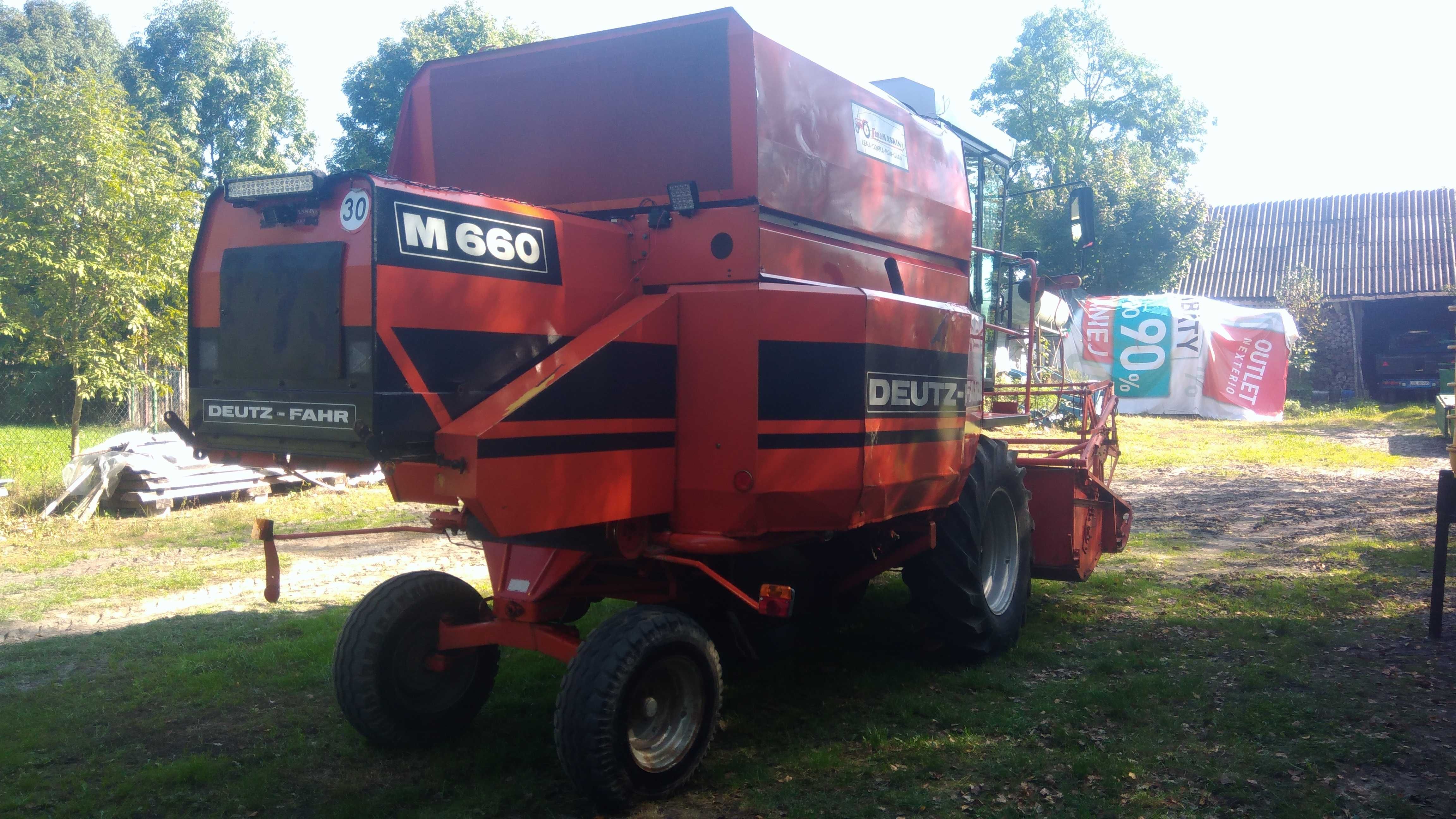 Kombajn Zbożowy Deutz Fahr M 660 sieczkarnia transport zamiana na c360