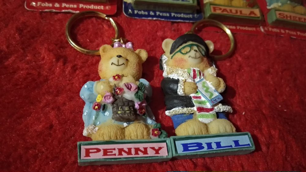 на портфель сувенир детский брелок мишка медведь британия керамика