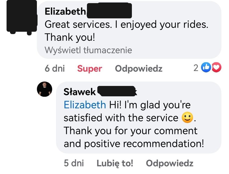 Transfery, Taxi, Bus 9 osób, Lotniska, Wesela, Tarnów i okolice