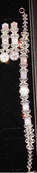 Biżuteria ślubna kryształy Swarovskiego