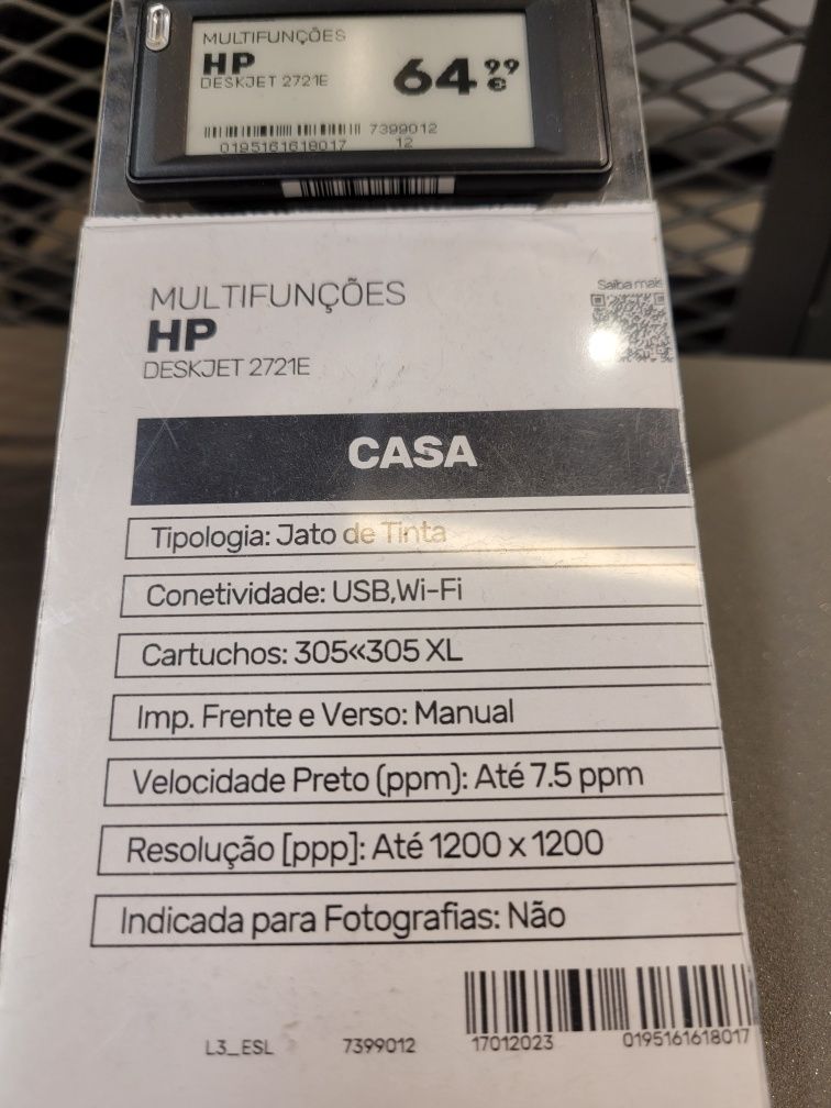 Impressora hp multifunções