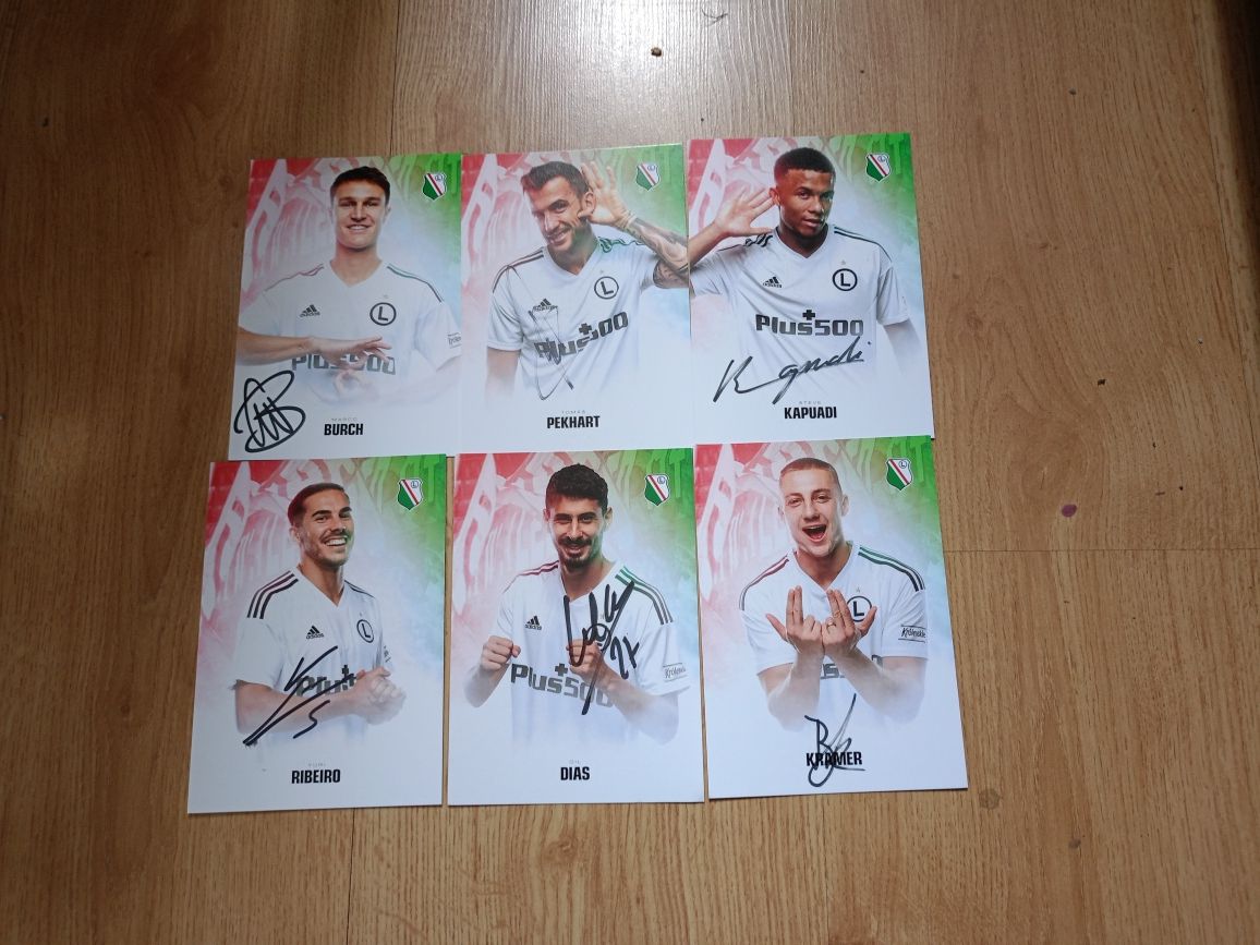 Legia Warszawa autografy