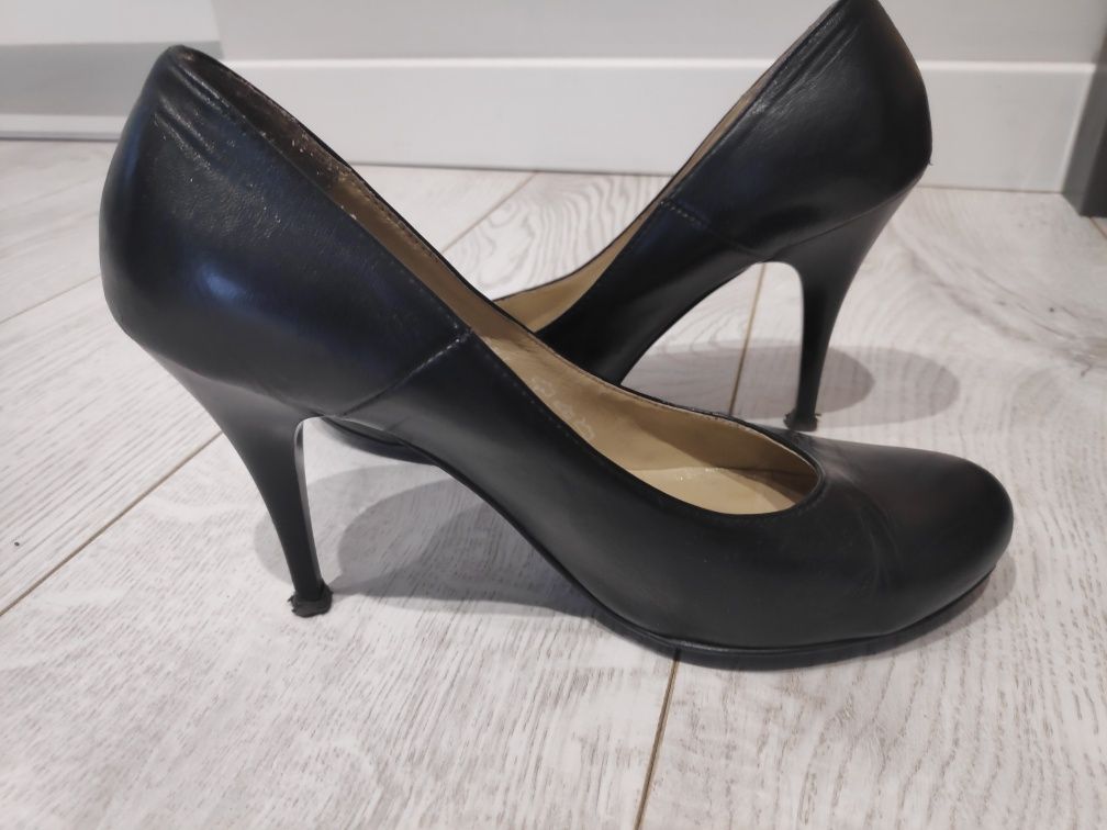 Buty szpilki czarne Ryłko 37,5