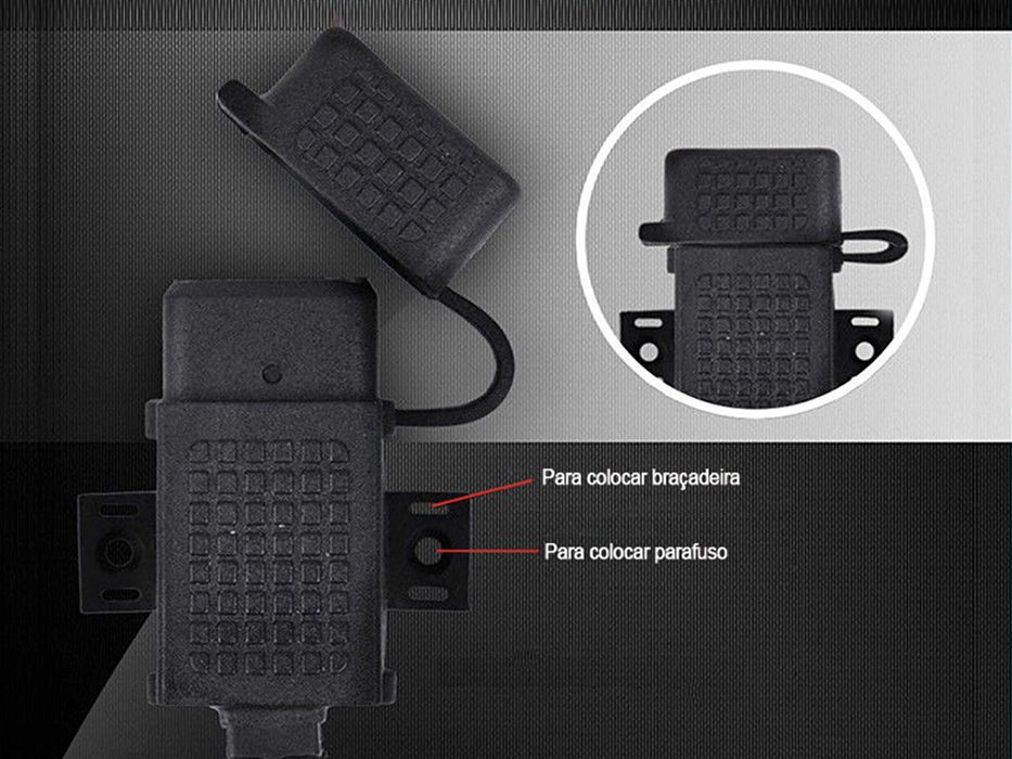 Carregador USB Universal 2.1A Motocicleta Impermeável com ficha SAE