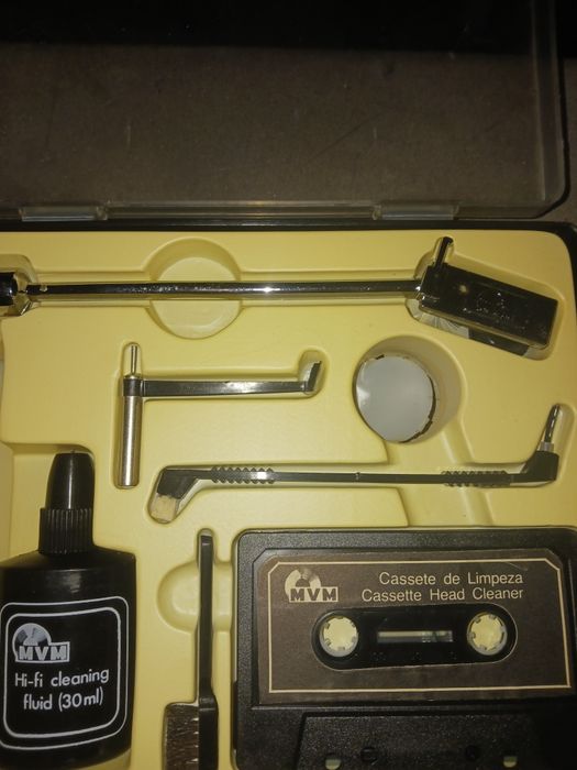 Kit limpeza cassete nao completa antigo