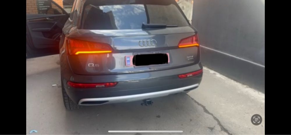 Переробка задніх ліхтарів, Жовті поворотники Audi Q5, SQ5 2017-2022