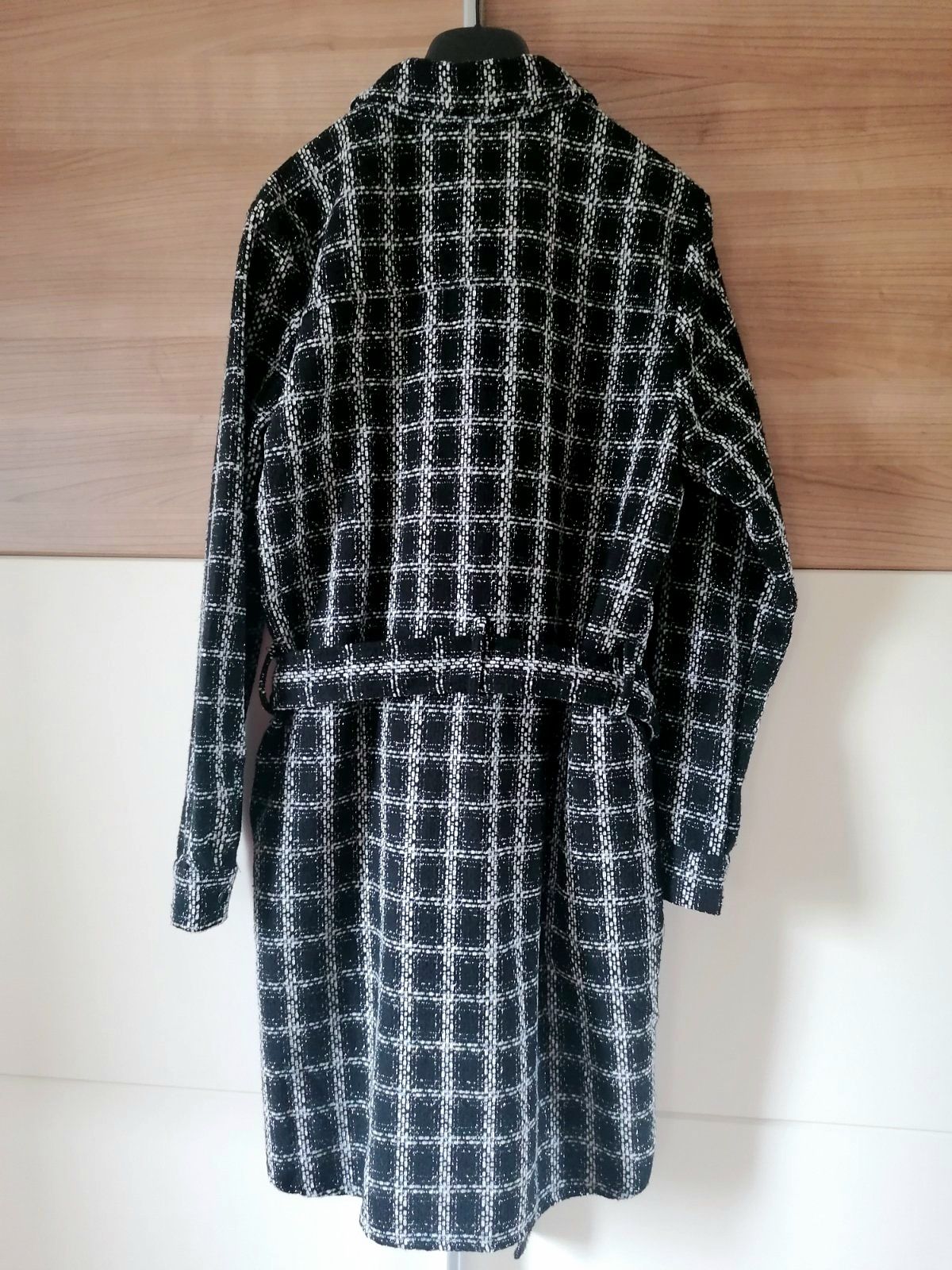 Mohito sukienka tweedowa tweed kratka krata czarna 38 M