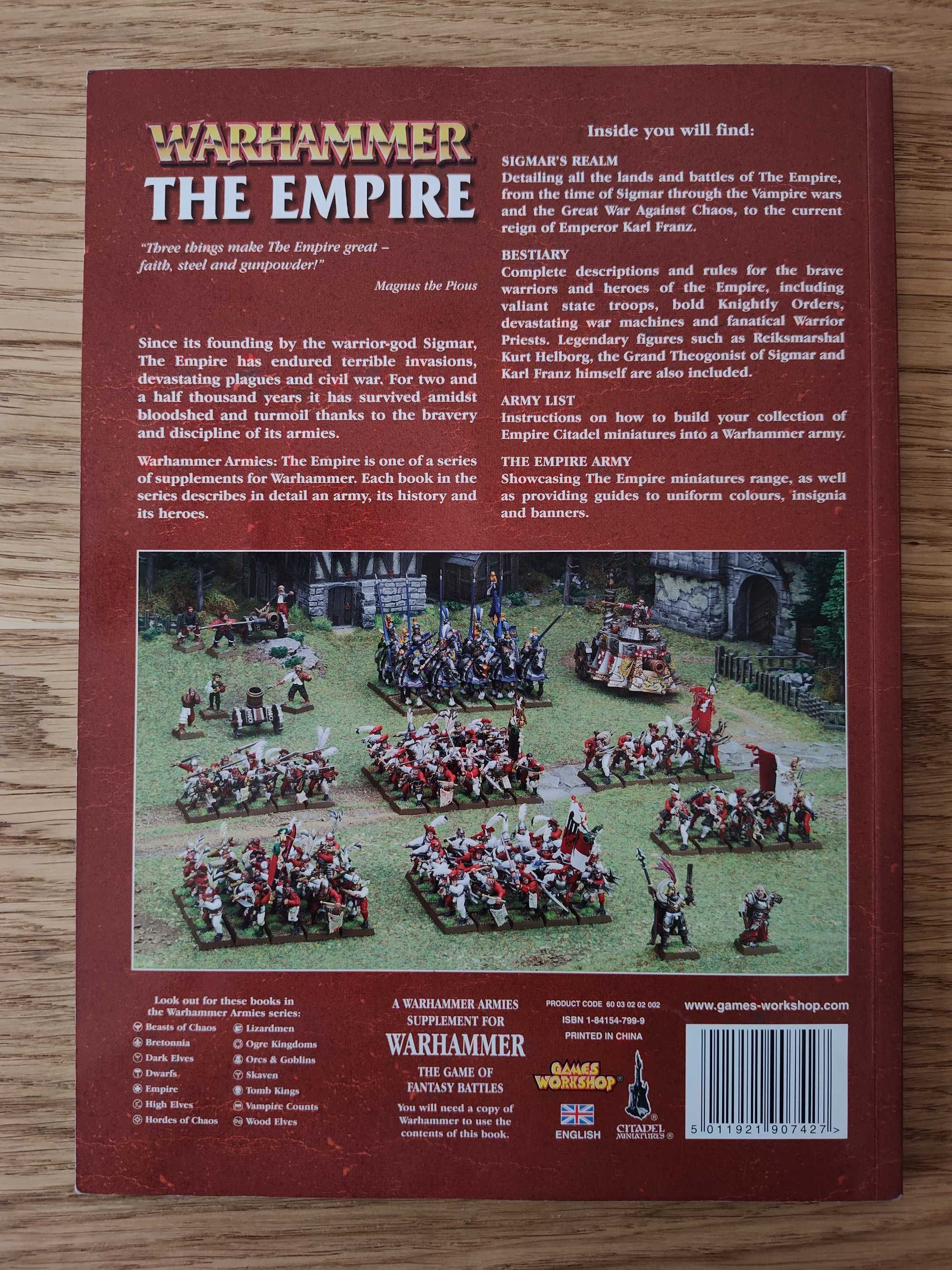 Warhammer Fantasy Battle The Empire podręcznik 7 ed