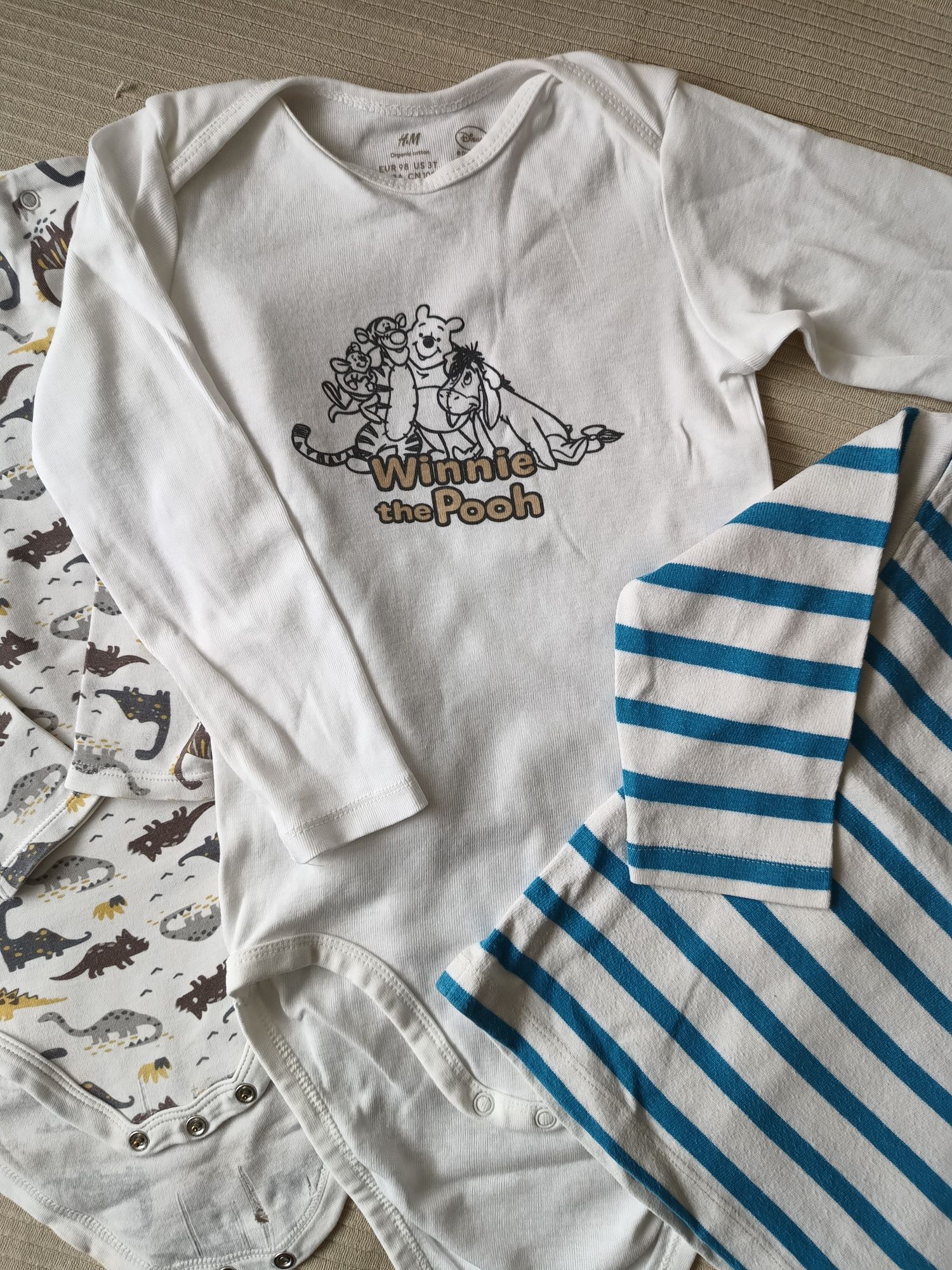 Zestaw body H&M+bluza Zara r.98