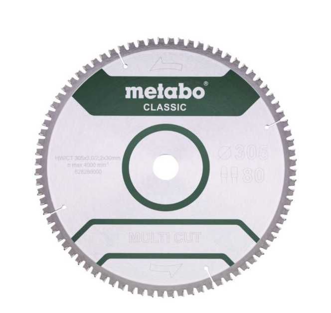 Пильный диск Metabo Multi cut Classic HW/CT 305х30 мм 80 зубьев