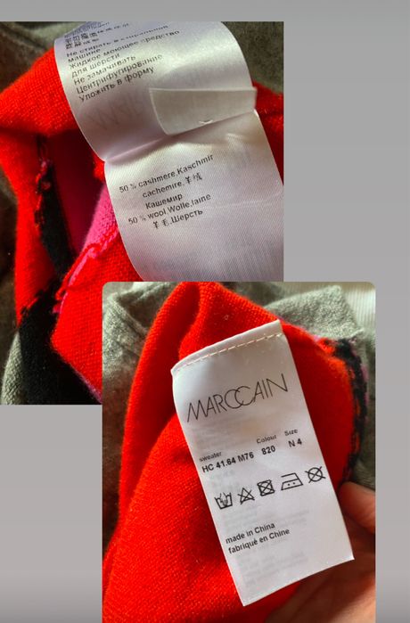 Жіночий кашеміровий светр Marc Cain сірий