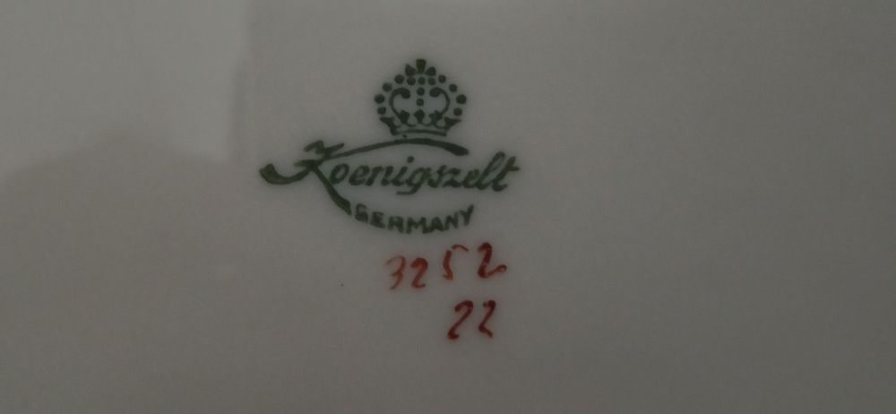 Porcelana Śląska Koenigszelt Dzbanek do kawy Złoty Brabant