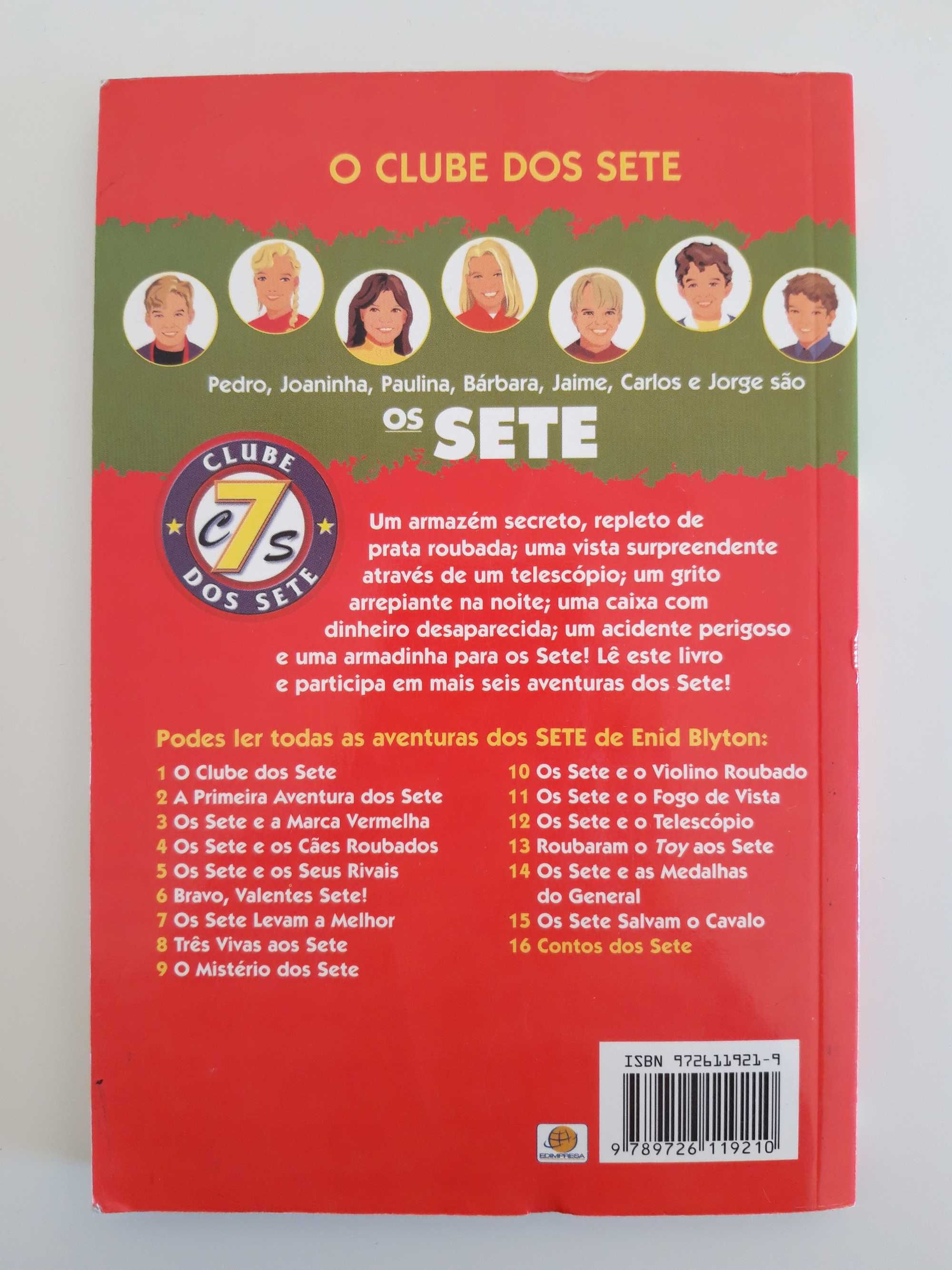 Livro "Os Sete - Contos dos Sete"