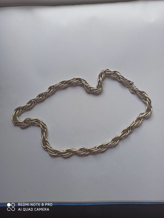 PRL srebrny łańcuch Rytosztuka