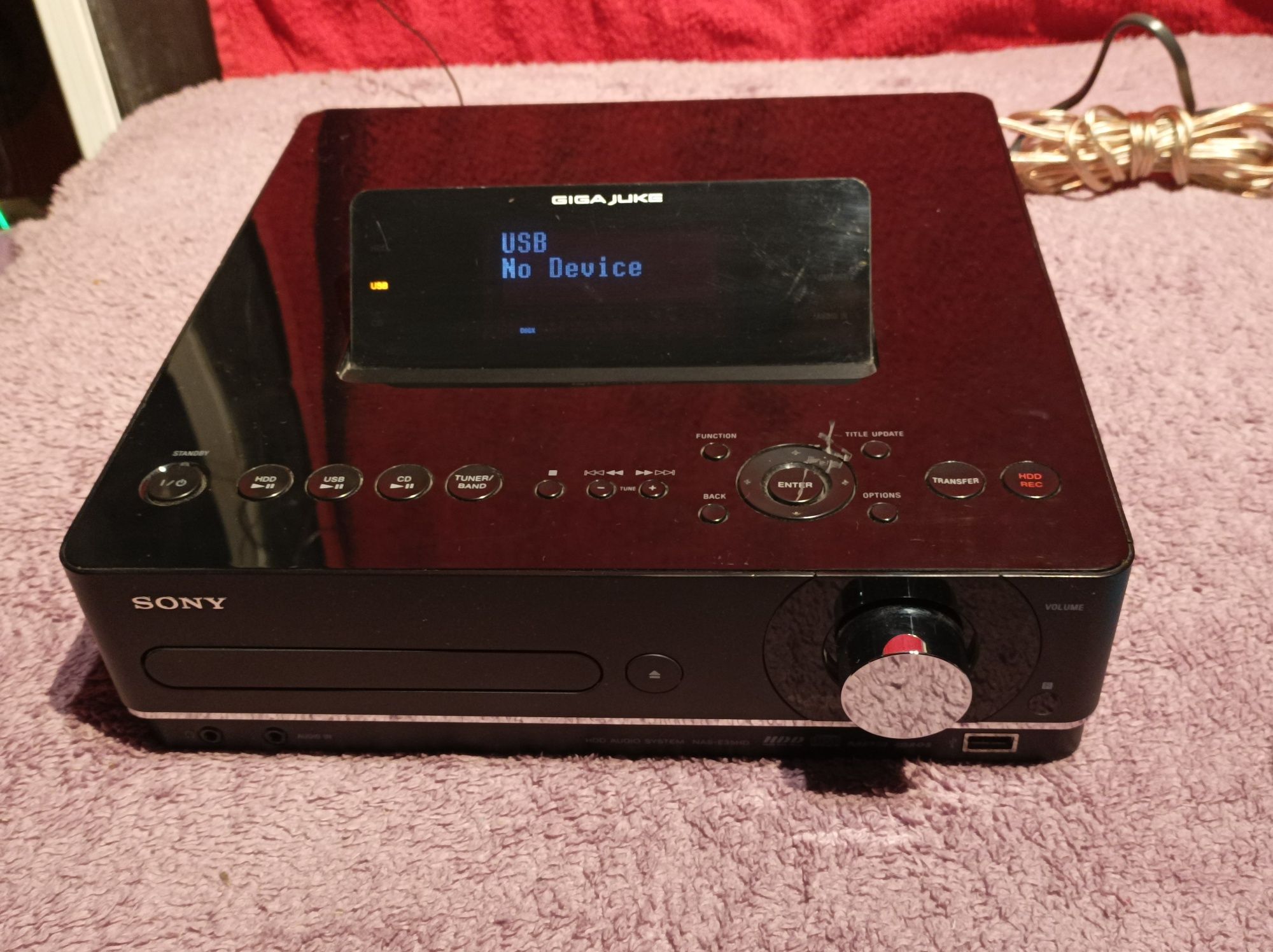 Amplituner MIDI Sony mod. NAS-E35HD,Audio System HDD.. Tanio!