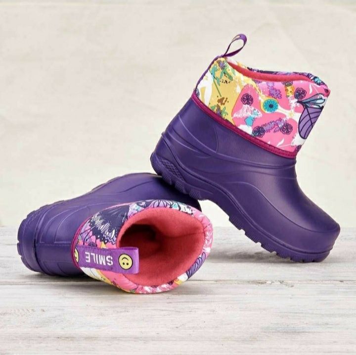 Розпродажа осінь-зима чобітки сапожки ризинові дитячі