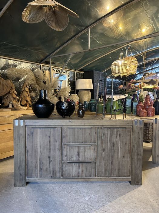 Komoda drewniana akacja nowoczesna LOFT