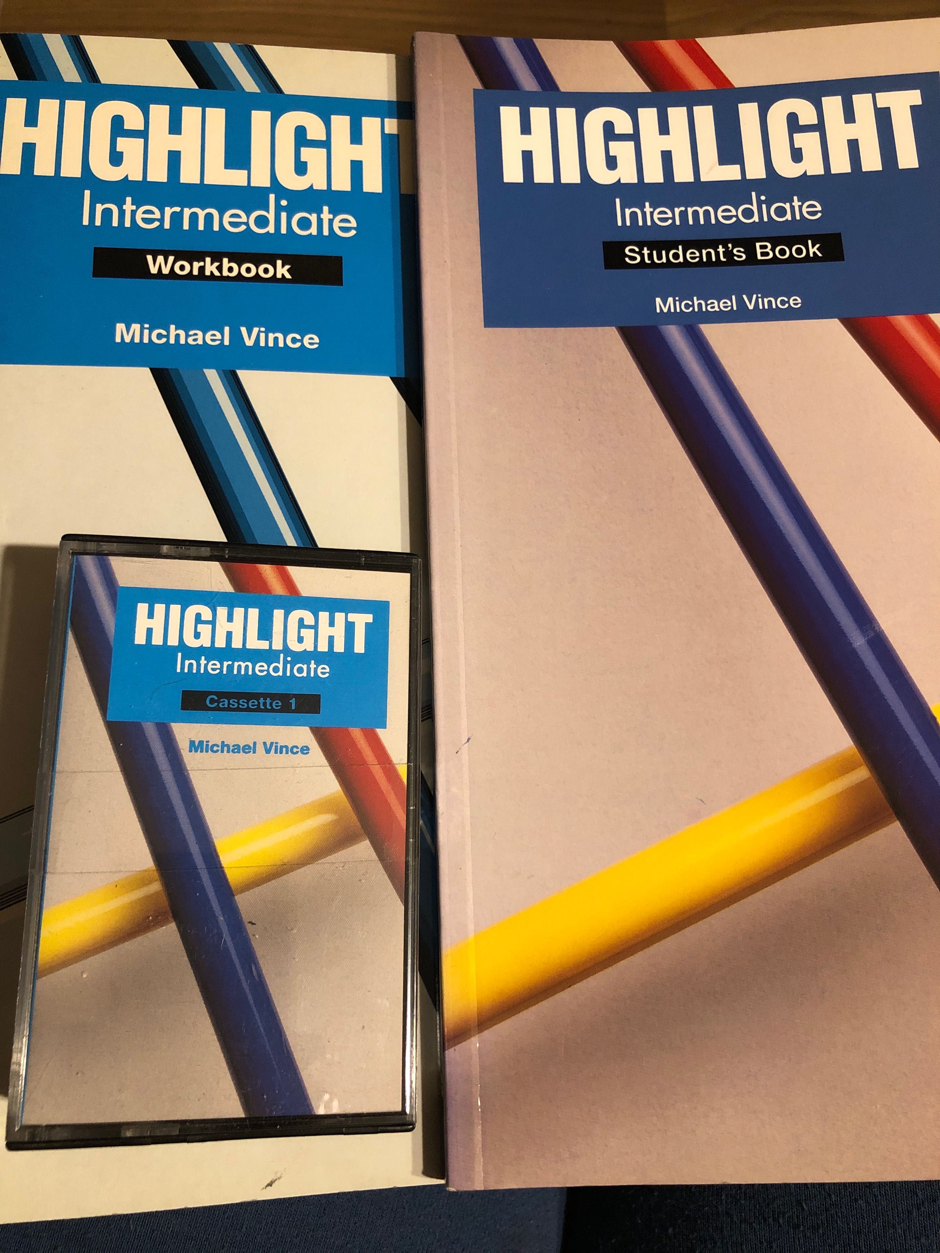 Highlight intermediate Student’s Book + Workbook - kasety gratis