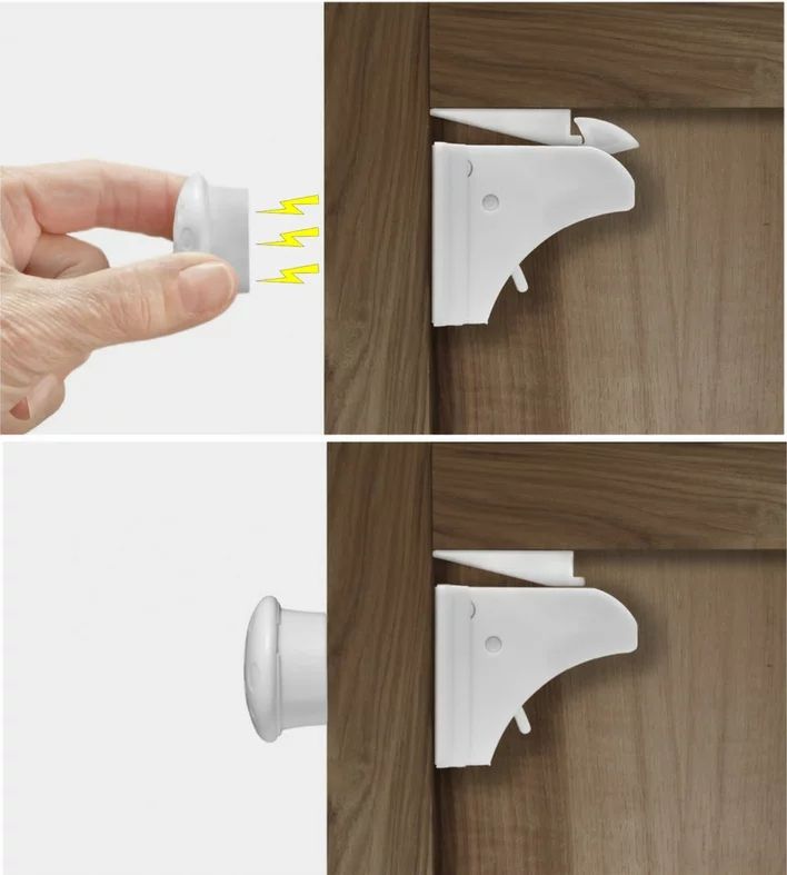4szt Blokada magnetyczna do szafek zamknięcie