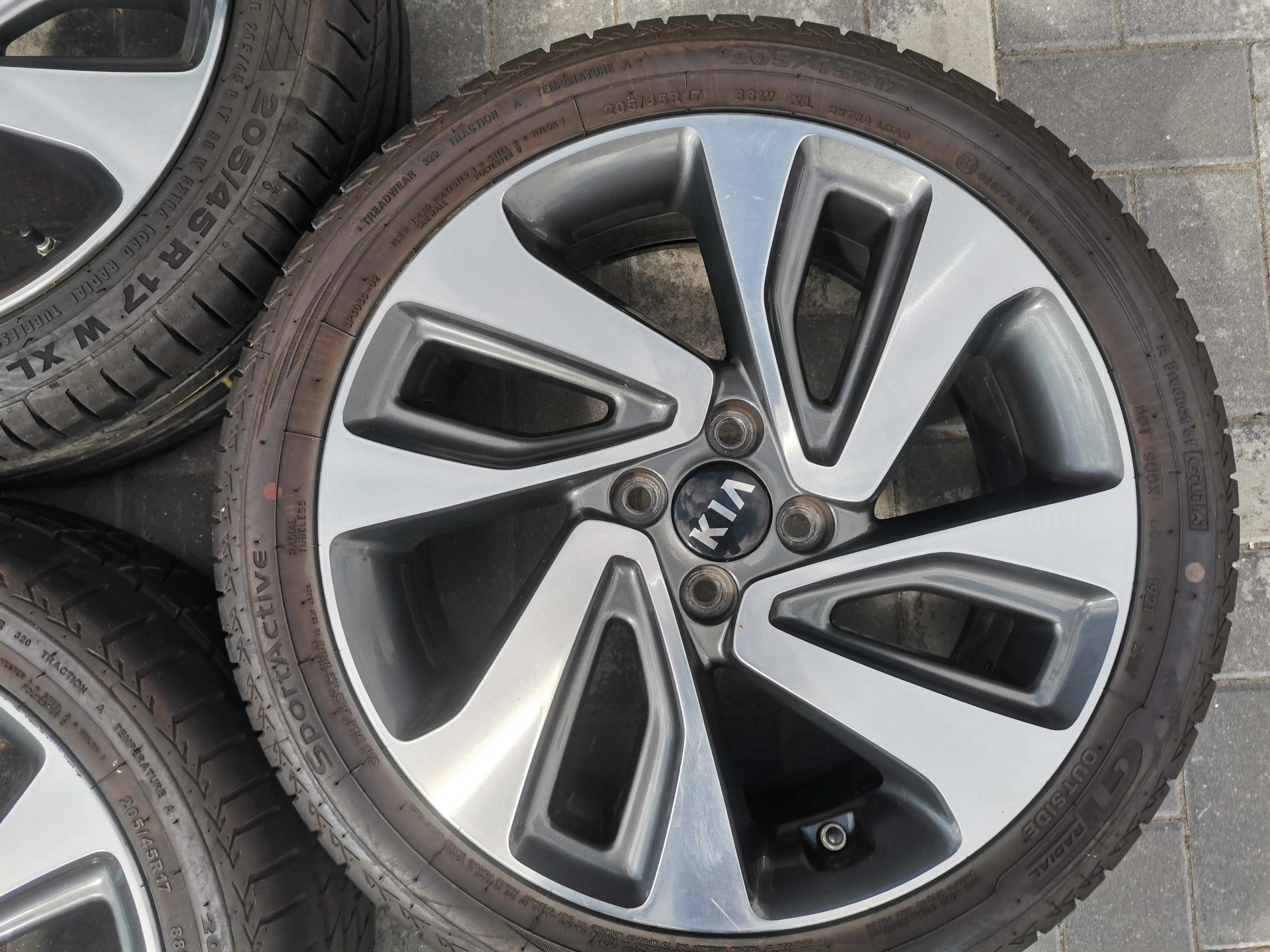 Felgi KIA RIO Picanto 6.5Jx17H2 4x100 ET43 TPMS