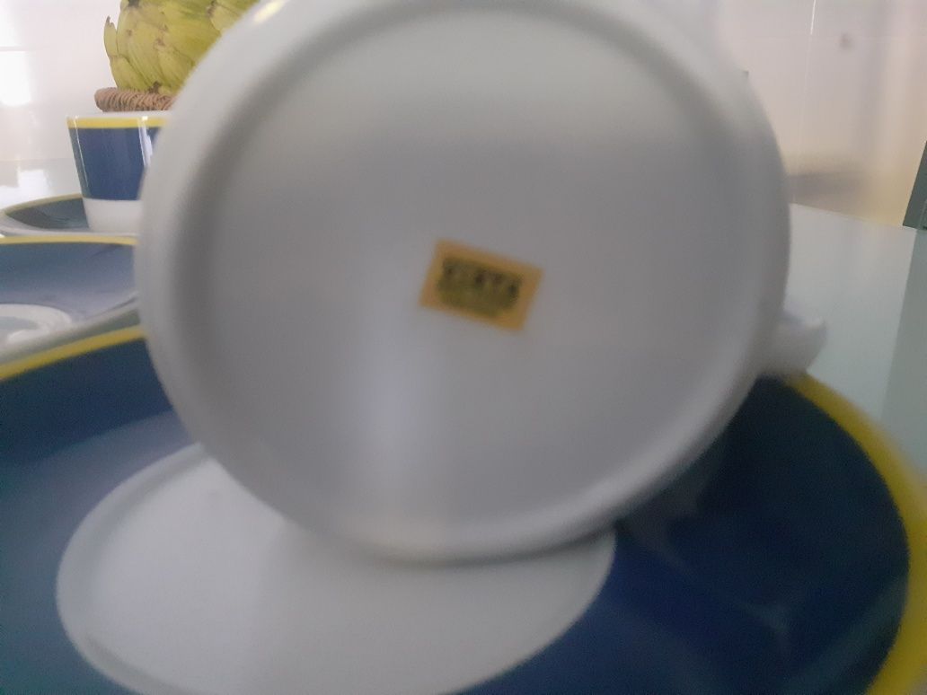 Chavenas de pequeno almoço da vista alegre