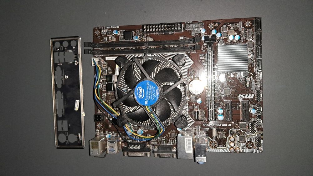 Intel I7 7700 + płyta główna msi h110m pro vd plus + chłodzenie