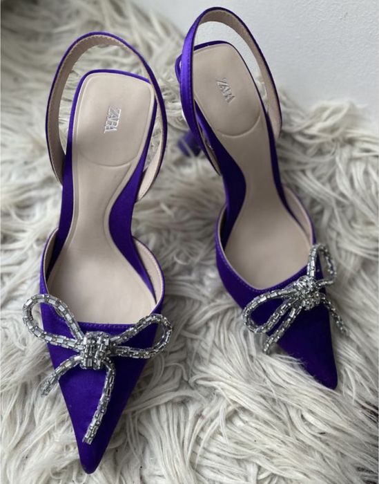 Туфлі зара Zara човники лодочки каблук рюмка