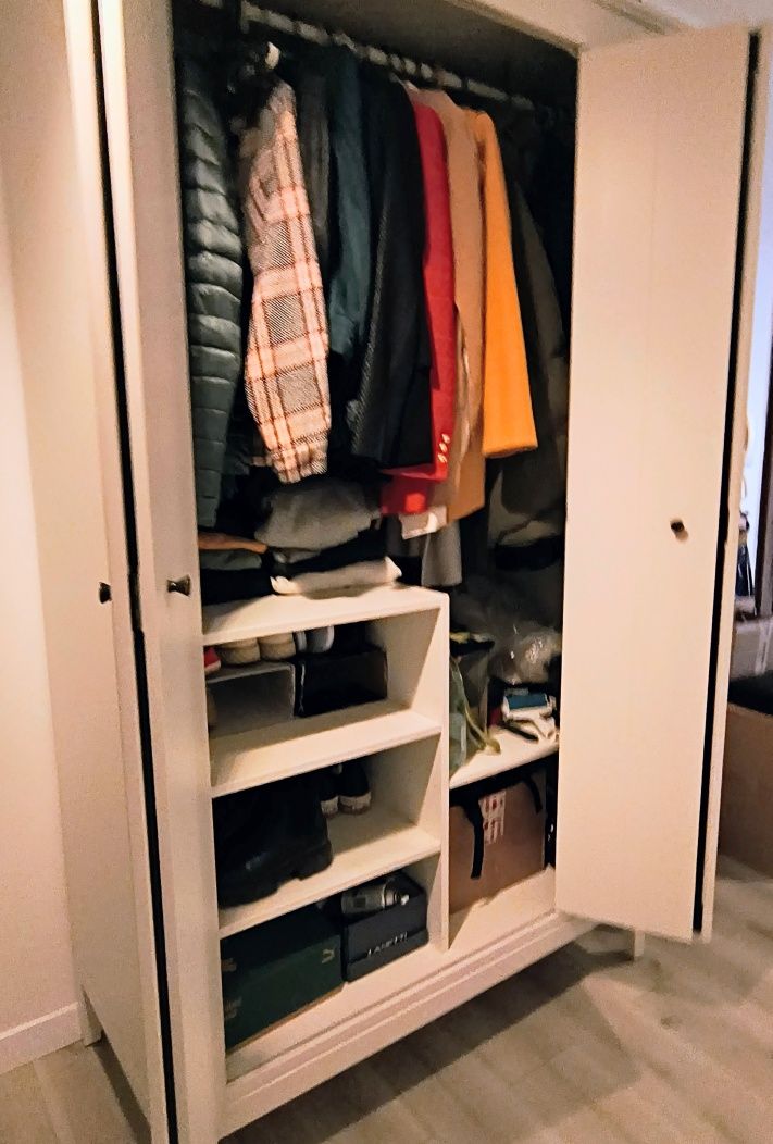 Szafa biała wolnostojąca Ikea