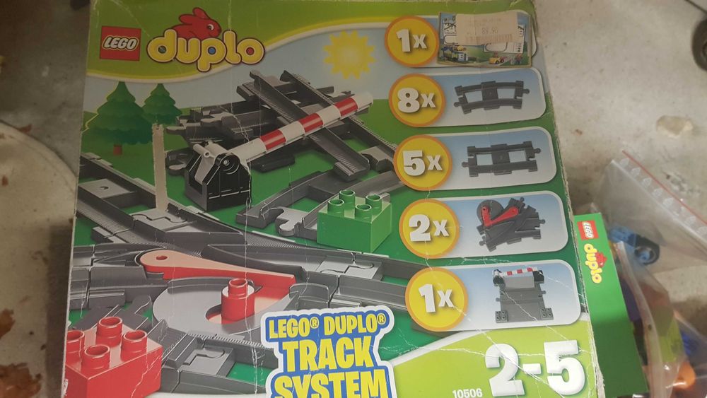 Wyprzedaż prywatnej kolekcji Lego Duplo. 10506 Tory i zwrotnice