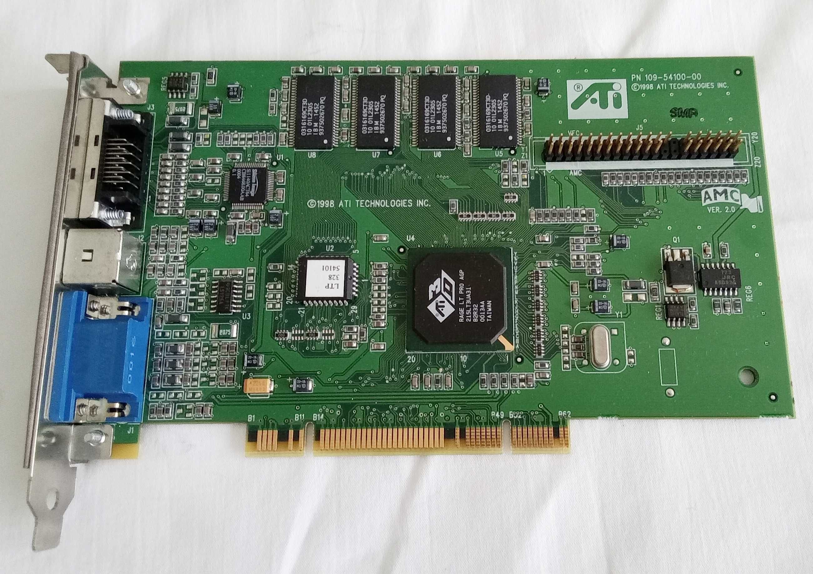 [PC Vintage] Placa de video Ati Rage LT Pro - PCI
