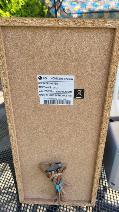 Głośniki kina domowego LG  LHS-CX245T + Subwoofer LHS-CX245W