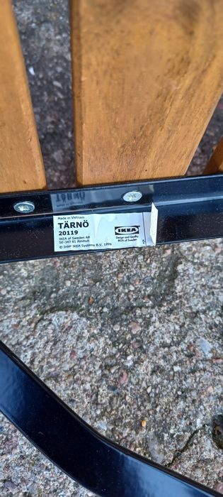 Składane krzesło balkonowe Ikea Tarno