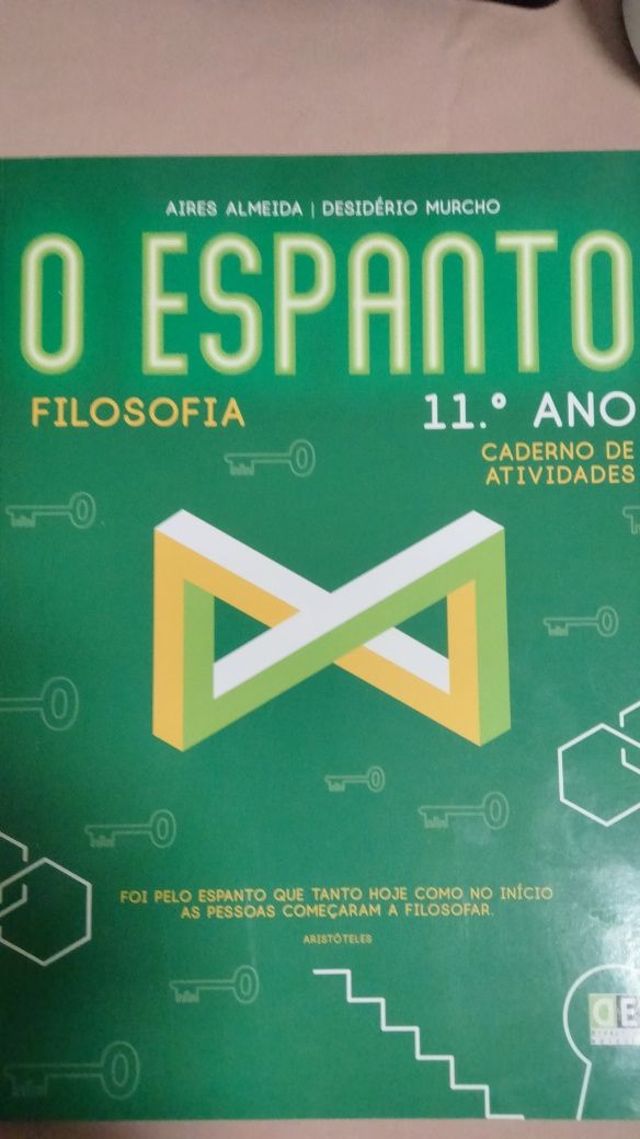 Filosofia - O espanto 11 º caderno de atividades