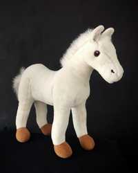 IKEA Klappa siwy biały konik koń maskotka zabawka pluszak