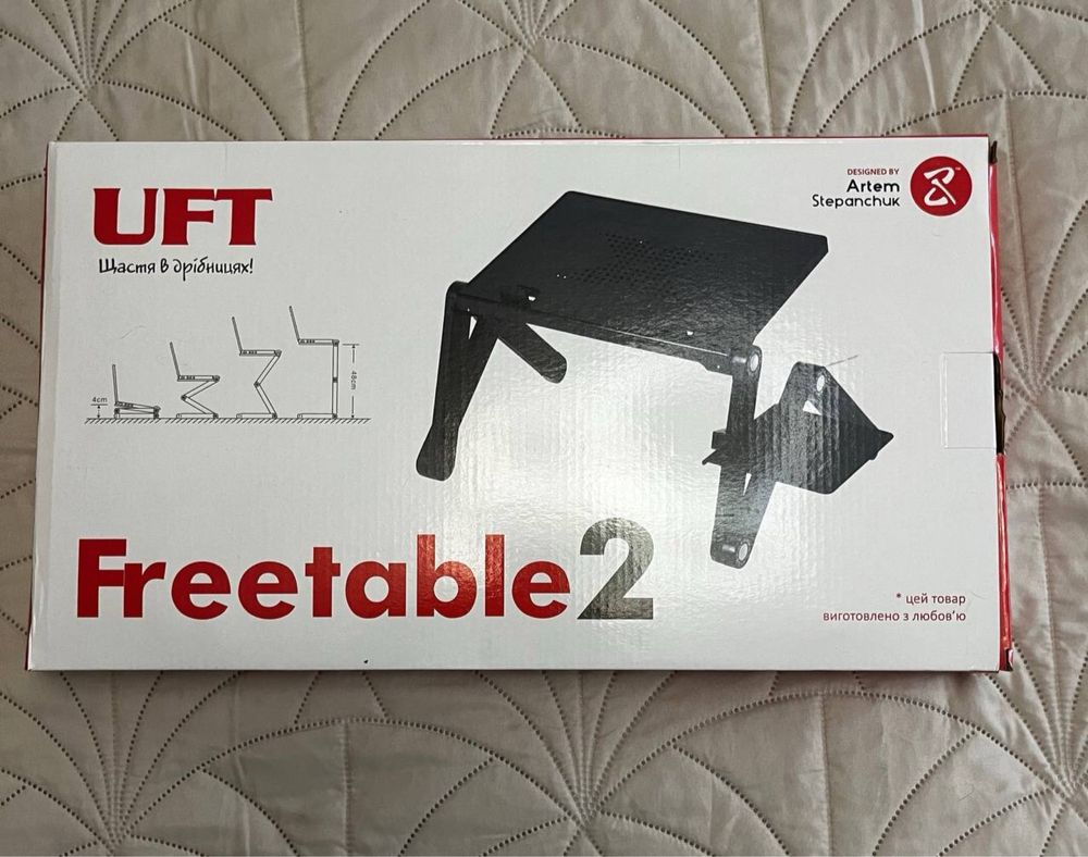 Столик для ноутбука 14"-15.6" UFT Free Table-2 з активним охолодженням