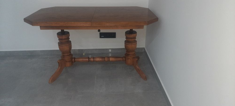 Ława , stół. Drewniana - Rozkładana z regulacją wysokości